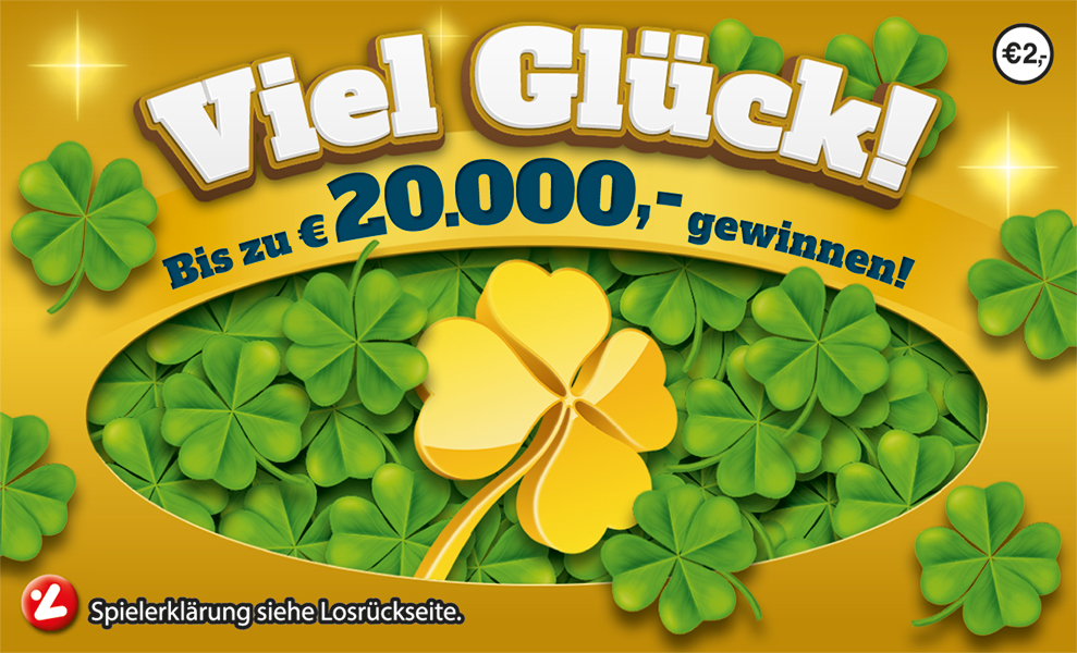 Viel Glück - Kleeblatt